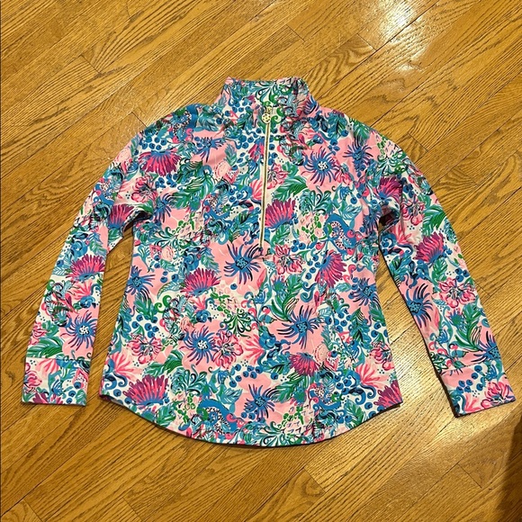 Lilly Pulitzer 1/4 zip top - Picture 1 of 4